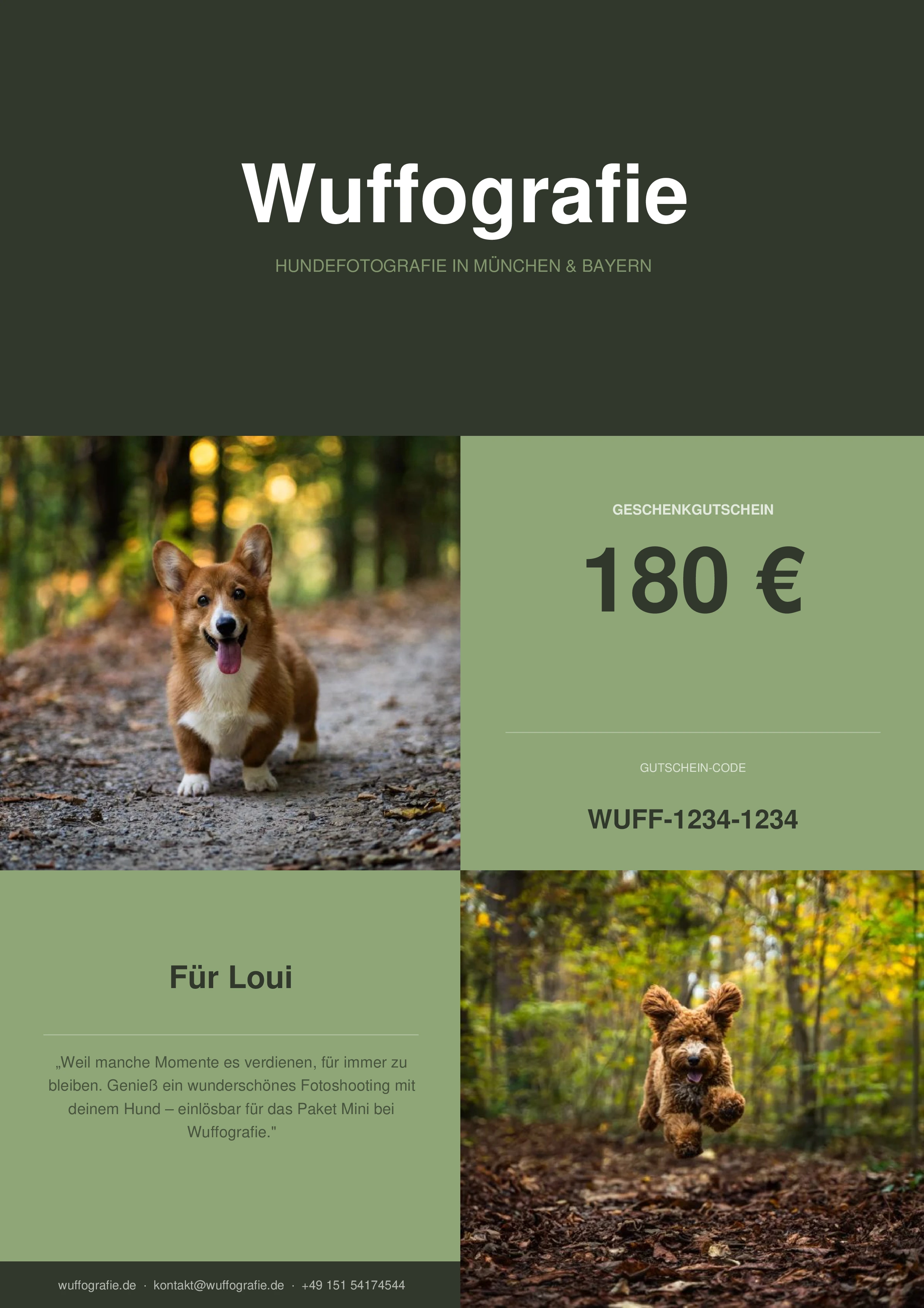 Gutschein Vorschau